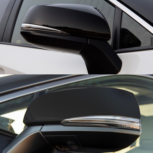 Gloss Black Exterior Side Wing Mirror Cover Cap Casing For 2019-2023 Toyota RAV4 - Picture 5 of 12