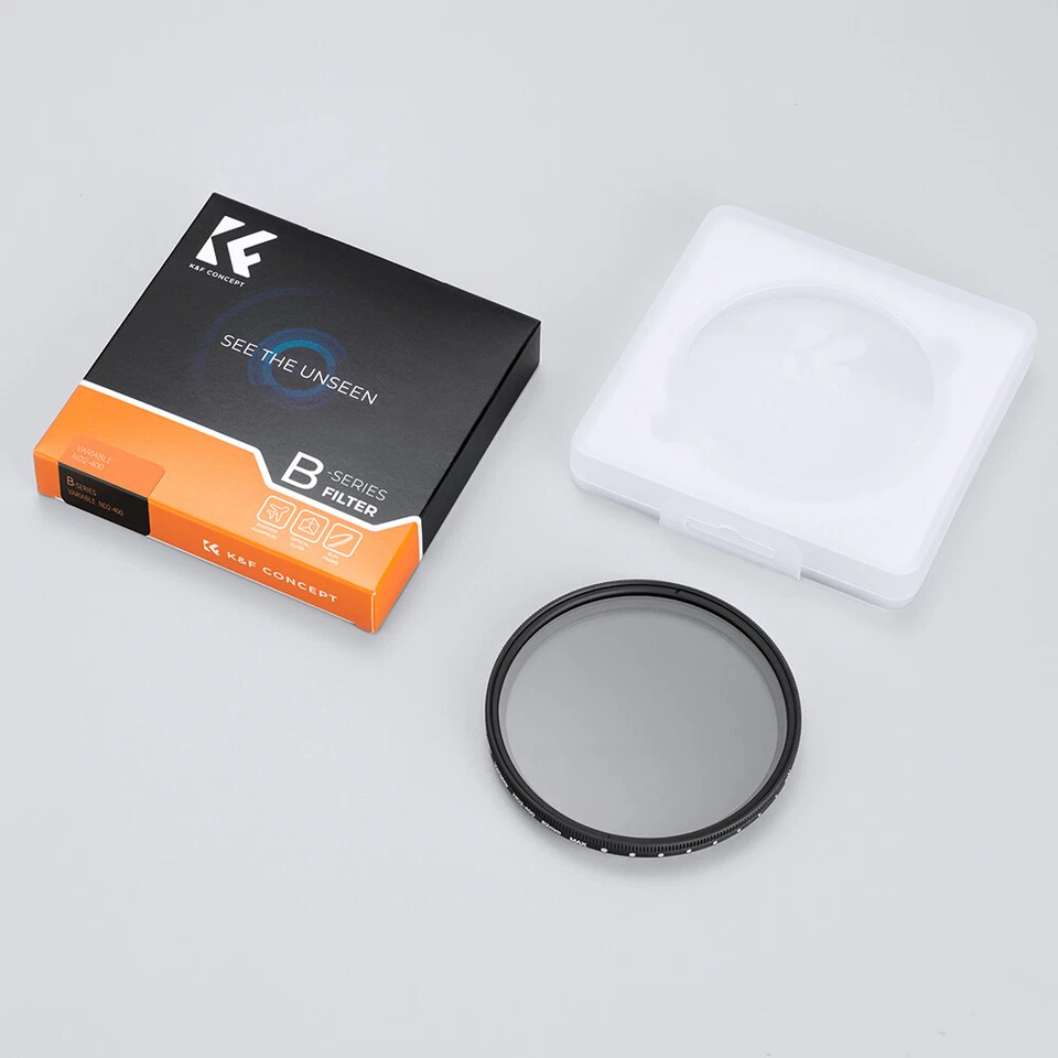 K&F Concept Filter Neutral Density ND 2-400 49/52/55/58/62/67/77/82mm fader DSLR - Image 3 of 4