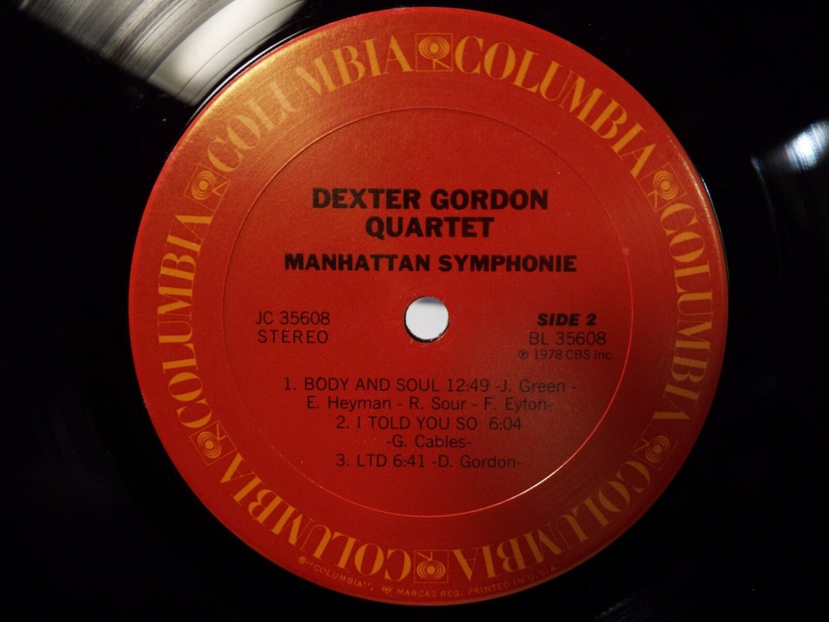 DEXTER GORDON QUARTET MANHATTAN SYMPHONIE LP VINYL ALBUM | eBay