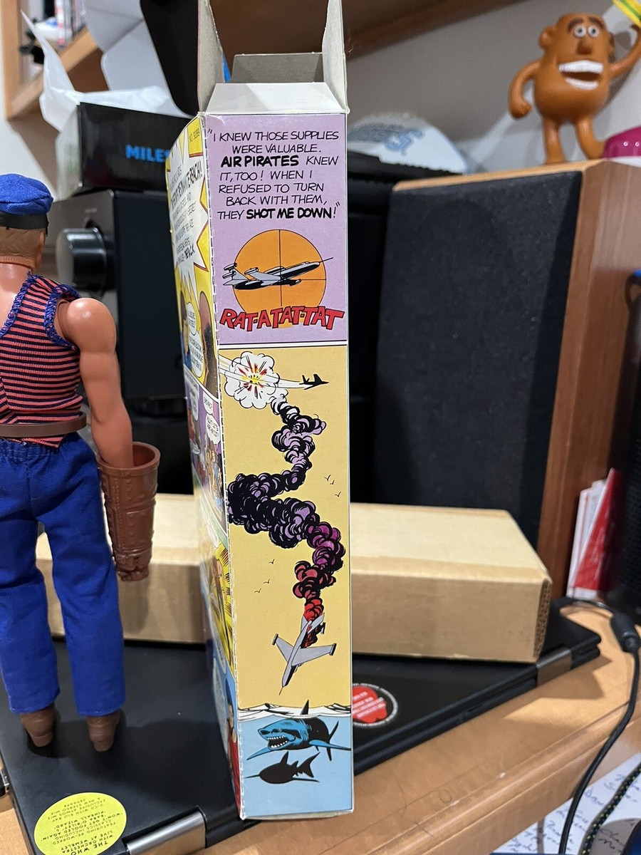 1975 Mattel Big Jim Wolfpack Torpedo Fist New Shipping Box