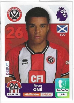 Panini Premier League 2024 - Kader-Updates - U39 Ryan One (Sheff Utd)
