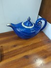 Vintage Hall Aladdin Genie Style Cobalt Blue/Gold Ceramic Teapot Art Deco USA