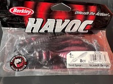 Berkley HAVOC Devil Spear Iaconelli Design ~ Red Shad 4”, 8ct DISCONTINUED