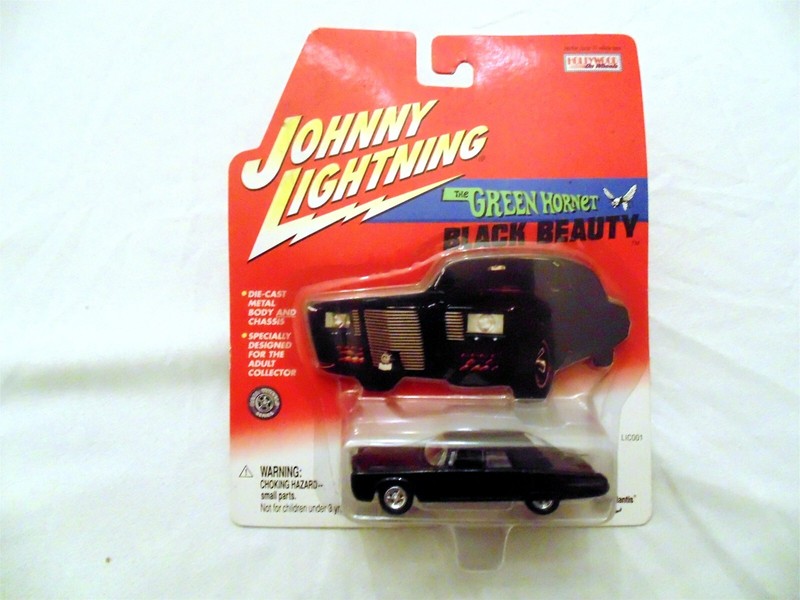 VINTAGE JOHNNY LIGHTNING HOLLYWOOD ON WHEELS SERIES GREEN HORNETS "BLACK BEAUTY"