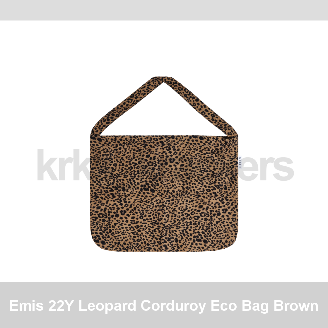☆EMIS☆ COTTON LEOPARD ECO BAGGRAY af3d04264b9f0498751b1b258a729a