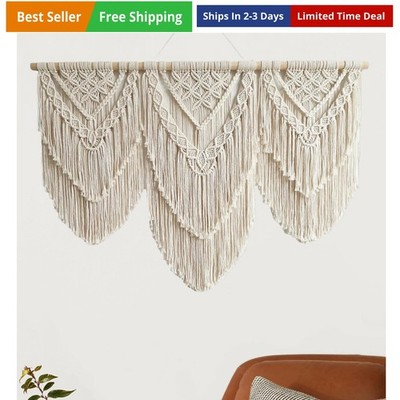 large macrame wall hanging - Boho Tapestry Macrame Wall Decor Art- Chic Bohem...