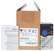 Surplus Allen Bradley 25A-B5P0N104 /B PowerFlex 523 240V 5A 1.0HP IP20 NEMA / Op