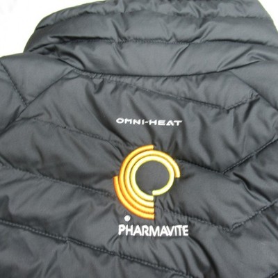Columbia Powder Lite Vest Womens Small Black Omni Heat Lightweight
