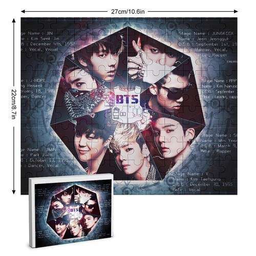 BTS Jigsaw Puzzle 35/70/120/200/300/500/1000 Piece Gift for Adult - Picture 26 of 64