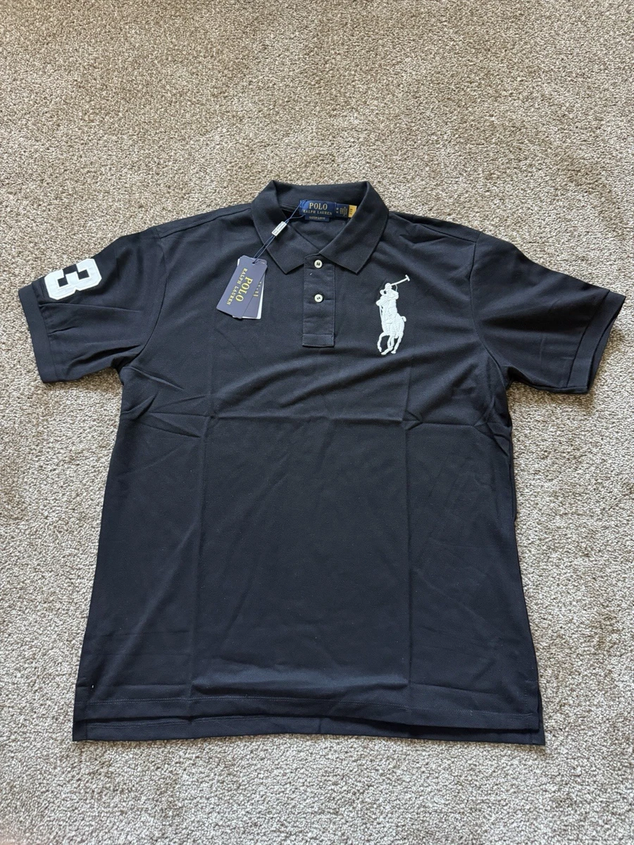 Polo Ralph Lauren Size M Black Polos for Men for sale | eBay