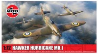 Airfix 1/72 Flugzeugbausatz Hawker Hurricane Mk.I Modellauto Statisch
