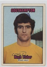 1970-71 A&BC Footballers Hugh Fisher #12 0cp0