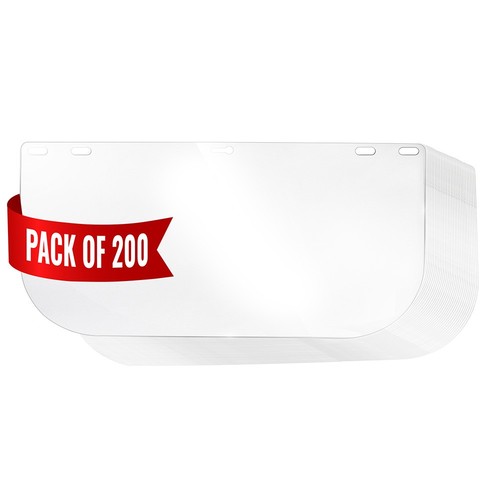 Protectores faciales transparentes de repuesto, visera de policarbonato para arnés de seguridad - Imagen 7 de 7