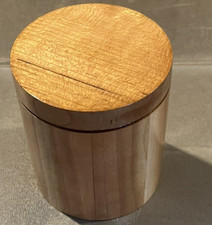 Solid Wood Round Keepsake Urn for Human/Pet Ashes - Beautiful Handcrafted