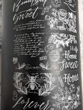 Transfer Redesign With Prima Furniture Discontinued 24x34 Rub On Sticker Floral 