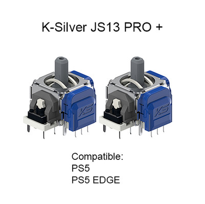 K-Silver TMR Sticks JS13 Pro + | Paar 2x | für Umbau eines PS5 Controllers | NEU