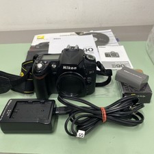 Nikon D90 12.3MP Digital SLR Camera Body, Manuals, Charger  Battery -TESTED