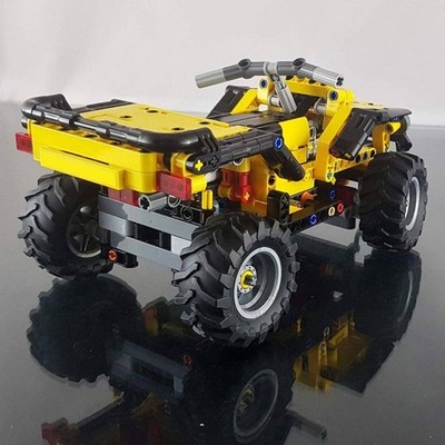 Mocs Bricks Sets C-Type Terrain Four-Wheel Motorcycle MOC-70035 Building Toy