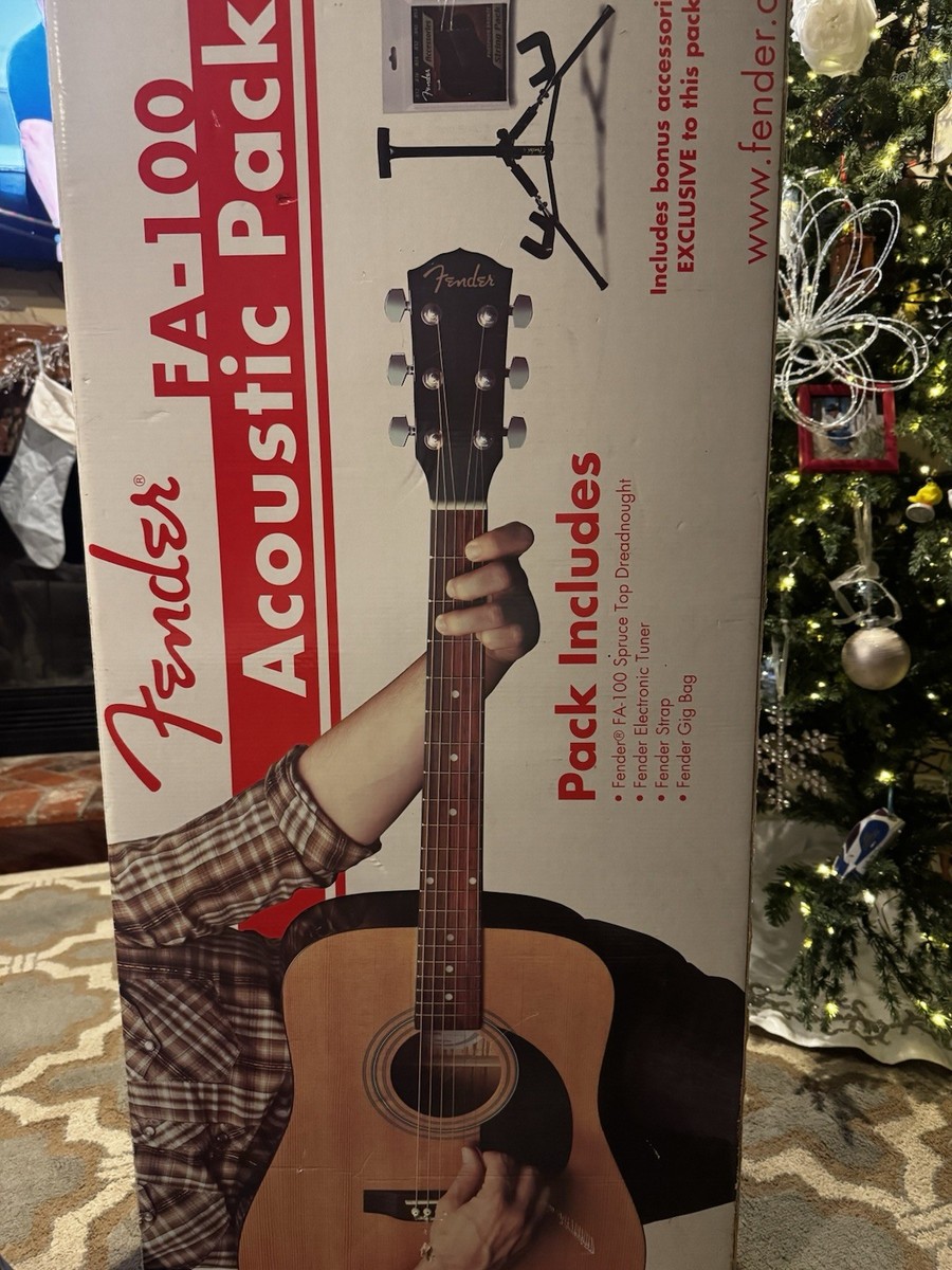 Fender FA-100 Pack Acoustic Guitar for sale online | eBay