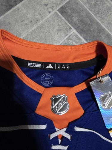 New Adidas NHL Authentic New York Islanders Hockey Home Jersey Brand Size 42 - Picture 4 of 8