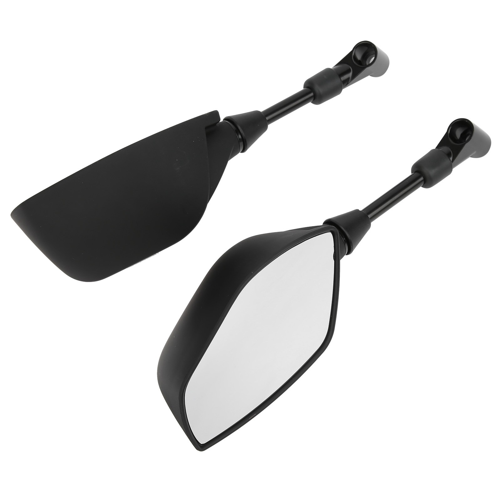 Pair Motorcycle Rearview Mirrors Stylish Design For Safety Excellent