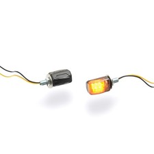 Mini LED Blinker - schwarz ECE Motorrad Beleu...