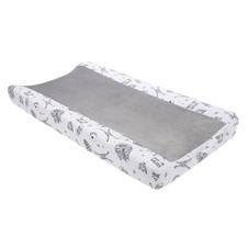 Lambs Ivy Star Wars Millennium Falcon White/Gray Soft Changing Pad Cover