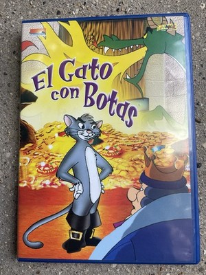   EL GATO CON BOTAS DVD DIBUJOS ANIMADOS ESPAÑOL INGLES AM