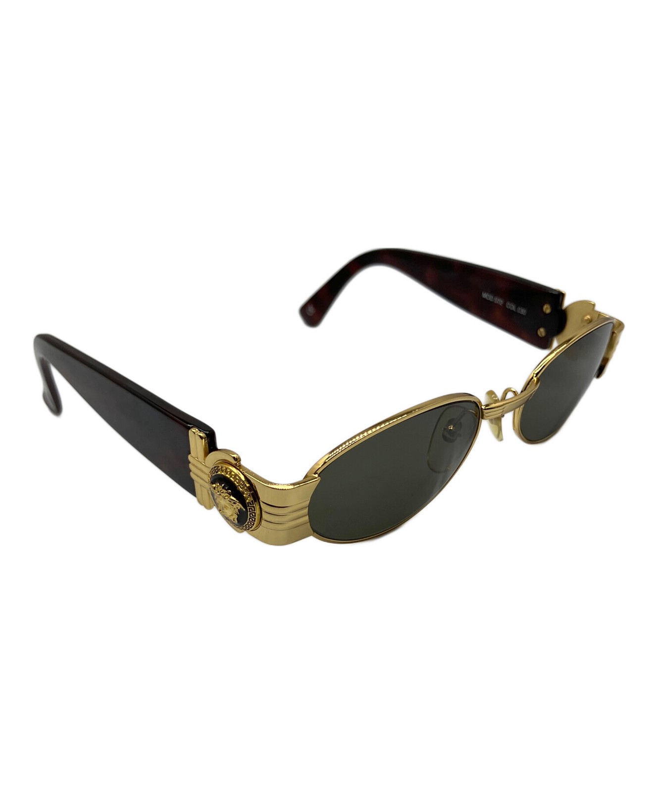 GIANNI VERSACE Vintage Sunglasses S72 Brown Gold Men's Used Fashion Accessory 5 thumbnail 4