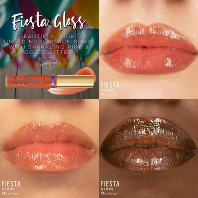 LipSense Fiesta Moisturizing Lip Gloss Sealed Full Size & Sealed By SeneGence