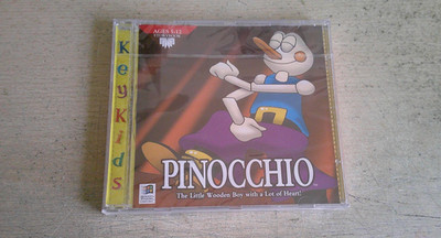 Pinnochio - Interaktives Geschichtenbuch PC Spiel 1995 Jewel Case Edition NEU & Sealed