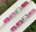 VS 8.76 Ct Natural Mixed color Tourmaline Gemstone Mixed Cut From Madagascar