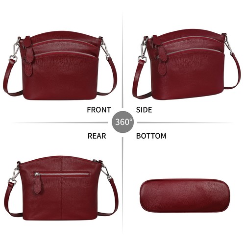 Leather Purse Crossbody Bags Small Shoulder Bag Leather Satchel Bags for Wome... - Picture 3 of 9