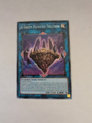 Yugioh G Golem Dignified Trilithon BLCR-EN045 Secret Rare 1st Edition NM