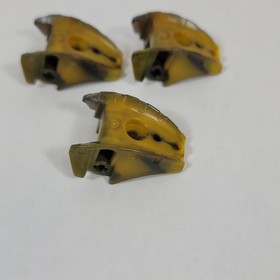 3X LEGO Bionicle Barraki Carapar Thigh Shoulder Cover Part 57557pb01 Lot 8918