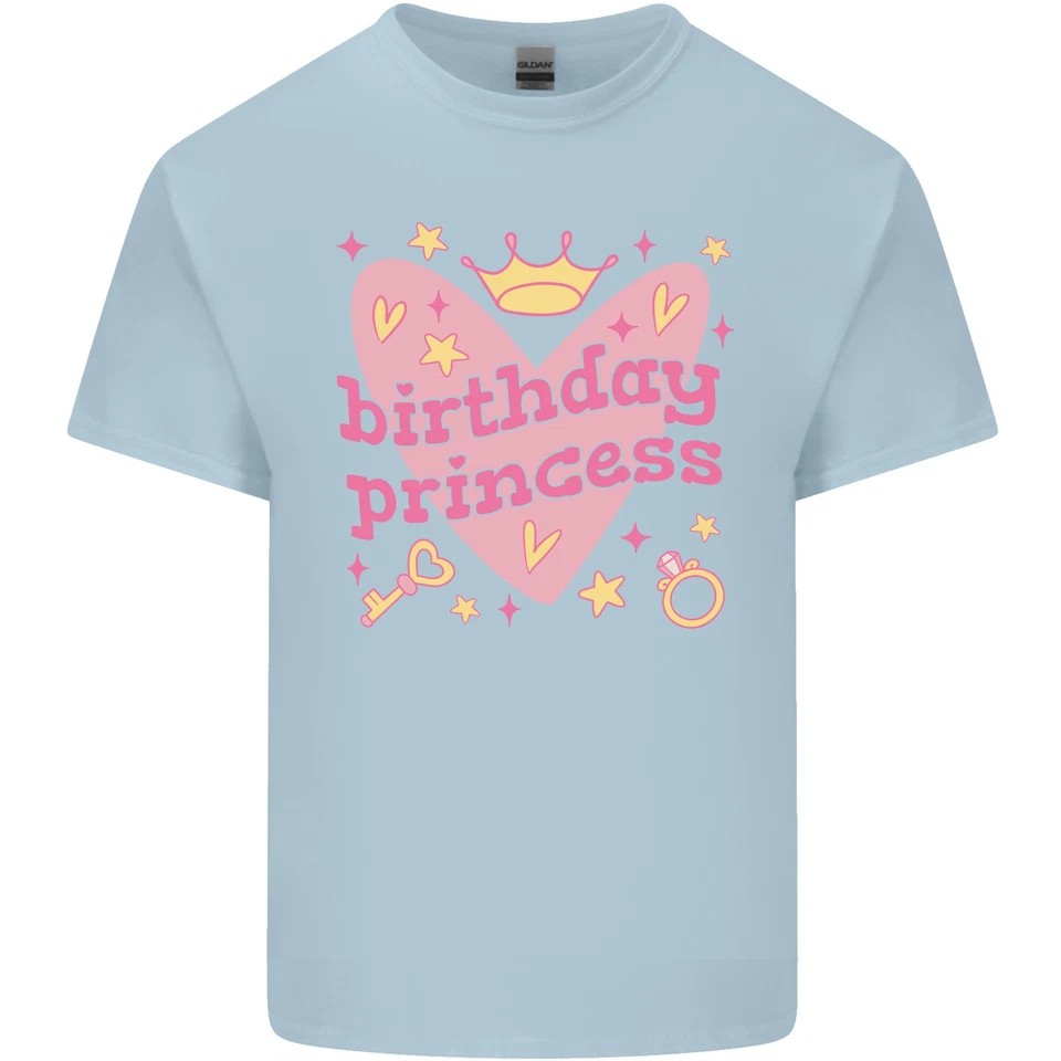 Camiseta Para Niña Princesa De Cumpleaños De 3 A 9 Años - Imagen 2 de 4