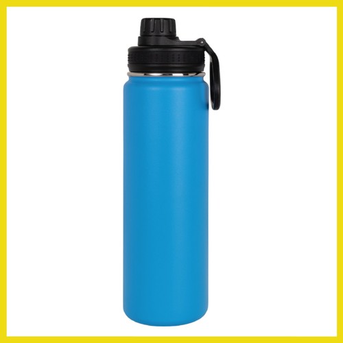 Bob The Cooler - 26oz "The Big Swig" Water Bottle - Airtight lid and clip. Blue - Picture 6 of 9