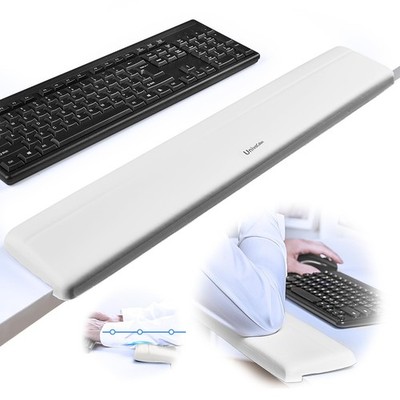 UnivoColors Long Arm Rest for Desk Edges,PU Leather,Non-Slip,Memory Foam,Desk...