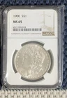 New Listing1900 $1 Morgan Silver One Dollar MS65  Philadelphia NGC