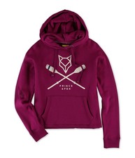 Aeropostale Womens Crew Logo Hoodie Sweatshirt, 583, S