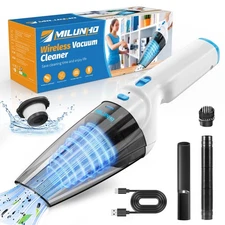Powerful Handheld Vacuum Cordless, 9500PA Rechargeable Car Vacuum Portable Co...