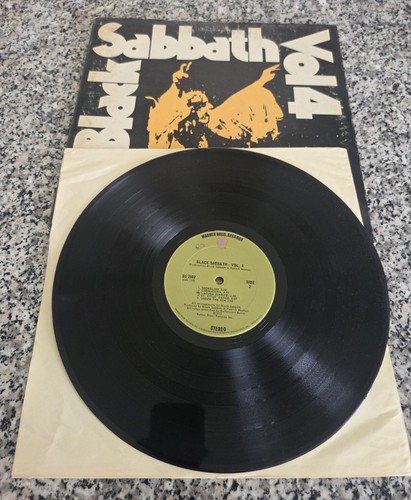 Black Sabbath Black Sabbath Vol. 4 LP 1972 Green Label BS 2602 US Pressing VG+/G - Picture 5 of 8