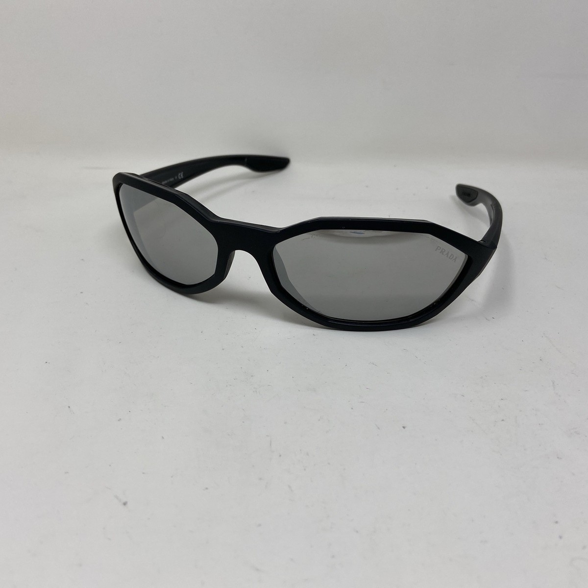 PRADA SPS 04U 67-17 1BO-2B0 MATTE BLACK W/ SILVER MIRROR LENS (891