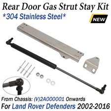 For Land Rover Defenders 2002-2016 Rear Door Gas Strut Stay Kit Stainless Steel