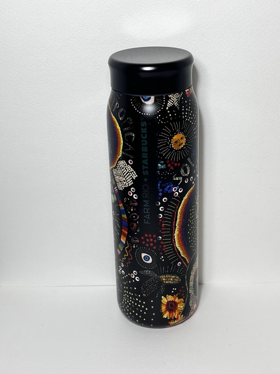 【最安値】FARM RIO + STARBUCKS 米国限定ボトル Starbucks + Farm Rio Black 20oz Vacuum Insulated Water