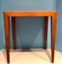 HASLEV MOBELFABRIK? DANISH ROSEWOOD SQ. SIDE TABLE DESIGNED SEVERIN HANSEN MCM