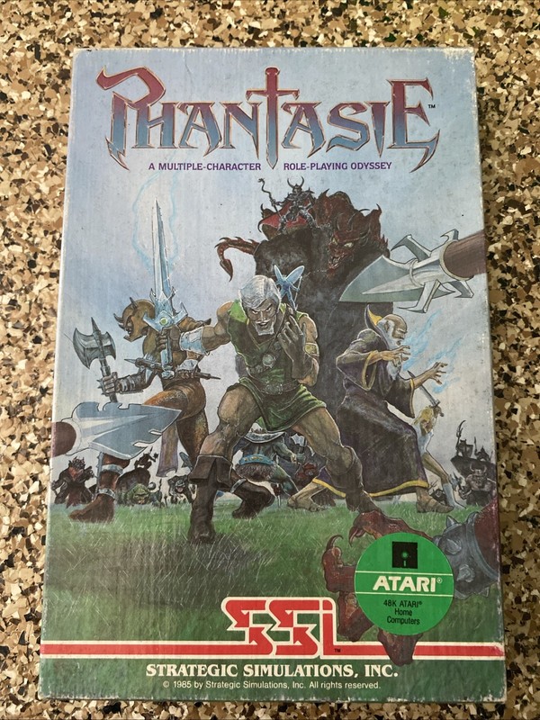 Atari St Phantasie II Complete in Box Strategic Simulations SSI