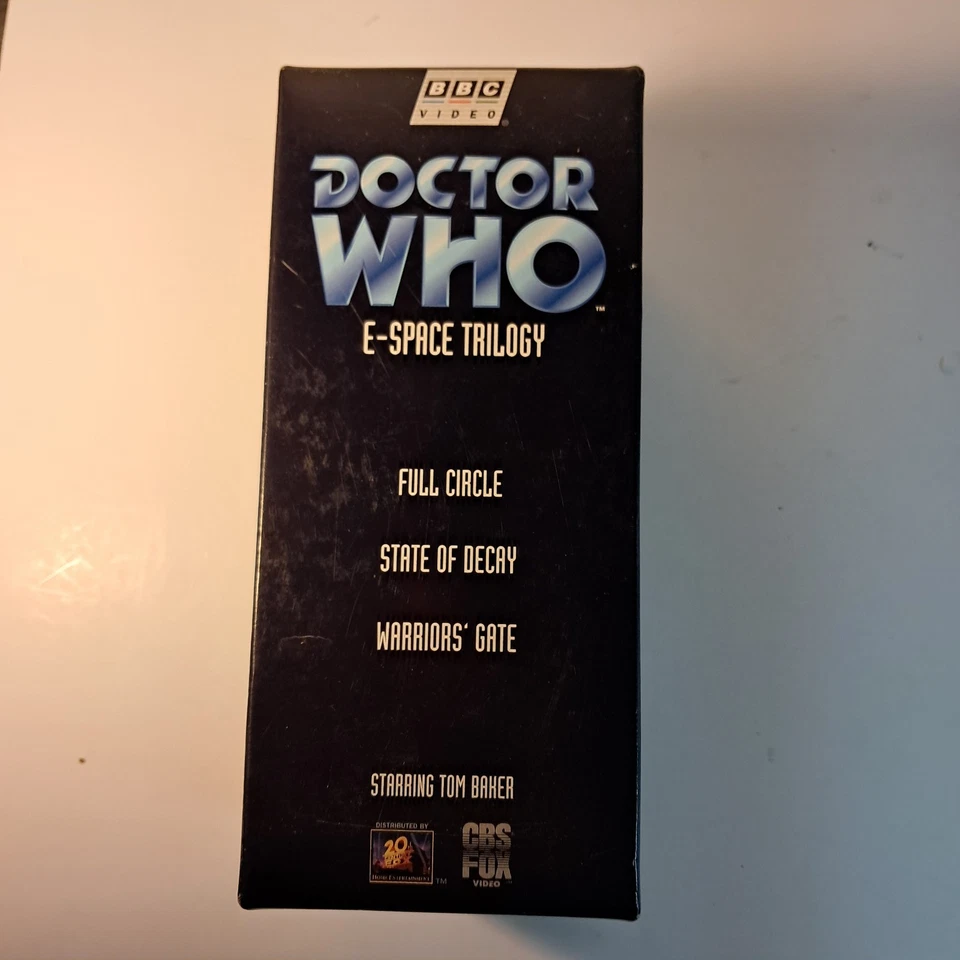 Doctor Who - The E-Space Trilogy (VHS, 1997, 3-Tape Set) - Image 4 of 4