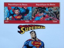 Superman 2017 MNH stamp sheet