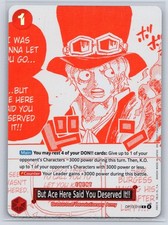 But Ace Here Said You Deserved It!! 3rd Anniversary Promo OP13-019 Foil NM